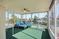 4 bedrooms home located on the deep water canal 13630 Garris Dr. Hudson Fl 34667