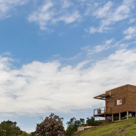 Cabin with Mountain View in Anitápolis VST032