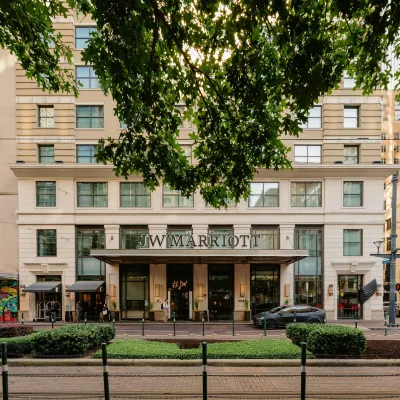 休斯頓城市中心JW萬豪酒店 鄰近主街廣場站（Main Street Square Station）的酒店