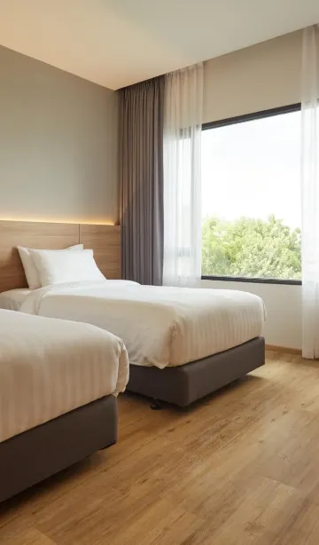 ห้องดีลักซ์ เตียงแฝด