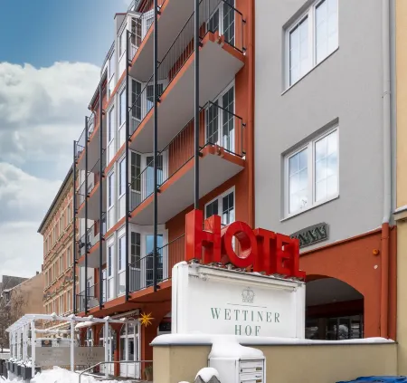 Hotel Wettiner Hof Отели в г. Ошац