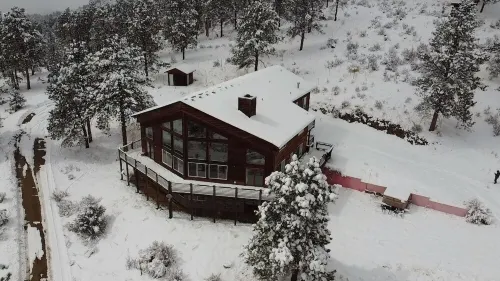 Mountain Retreat  37 acres, close to HWY 285, borders National Forest