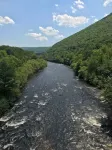 Large private apartment with view of the Old Jail Museum in historic Jim Thorpe.