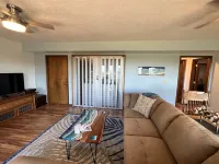 Expansive views of iconic McCullough Bridge, and bay with beautiful sunsets