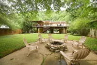 Riverside Roost -bourbon themed waterfront home