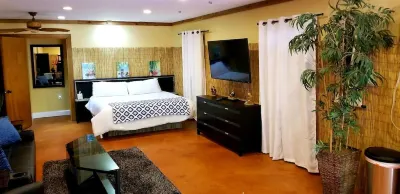 Beach Zen studio-3 miles to beach-private entrance & courtyard-pets allowed Hotels near White Sands Shopping Center
