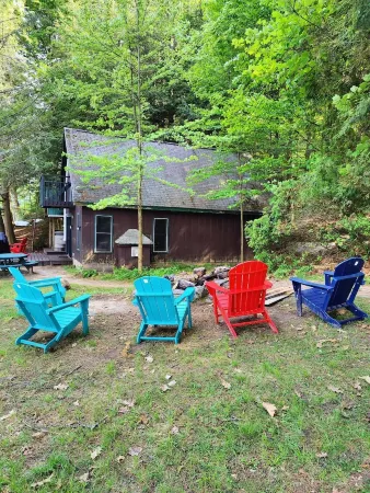 Tamarac Cabin at Colden Lodge Отели в г. Саранак Лейк
