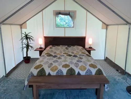 Dreamy Glamping Tent Near Conley Bottom Hotels in Wayne County