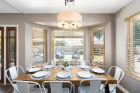 HUGE, heated pool. Family friendly, toys for all!  Big & beautiful backyard!