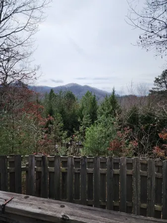 Ridgetop Retreat with Mountain View & Hot Tub! Unit 3 BrysonCity! GSMR!