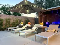 LA Mirage Villa Resort and Spa 4 Br House Fireplace, SPA & POOL