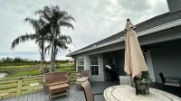 Beautiful spacious and unique house on canal close to Lake June, family friendly