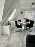 Apartment with a view of the dyke for up to 4 people. -Turquoise