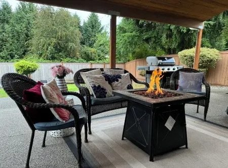 Modern Self check-inLarge Fenced Yard A/C Close to Everything Quiet Neighborhood Отели в г. Терстон