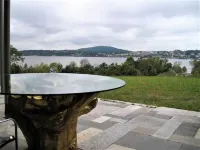 Apartment with Expansive Views;  River & Mountains Walk to Train, Main St, Dia