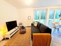 1 Bedroom Flat with Balcony&Garden Hotels in Niederanven