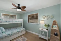 Stylish Outdoor Shower and Modern Kitchen - Cozy Beach Retreat