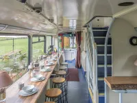 Double Decker Bus on an Alpaca Farm Sleeps 8 Hotels in Bovey Tracey