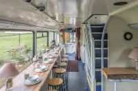 Double Decker Bus on an Alpaca Farm Sleeps 8, 5 Mins Drive to Dartmoor