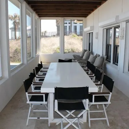Ocean Front Vacation Home with a Large Screened-in Patio by RedAwning
