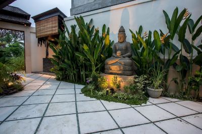 庭 ソロヴィラズ&リトリートの写真