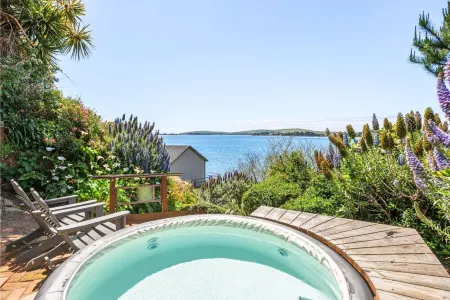 Spring Lily! Amazing View! Hot Tub! Serene house & WiFi in beautiful Bodega Bay