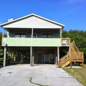 Pet friendly sound side 3 Bdrm/2Bth Non Smoking Beach Box Private Home