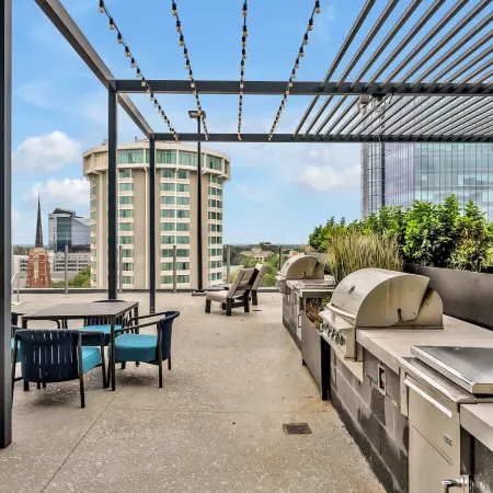 High-Rise Apt Raleigh Free Parking & Sunset View 1