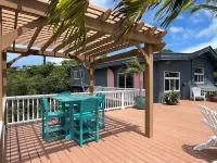 Private Pool overlooking ocean, large deck on Estate Property.  Great Privacy.