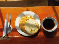Eco Lodge la Juanita - sarapan