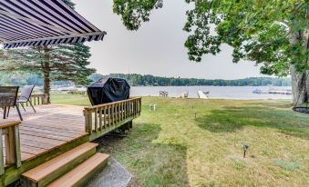 Lakefront Grant Cottage w/ Grill & Fire Pit!