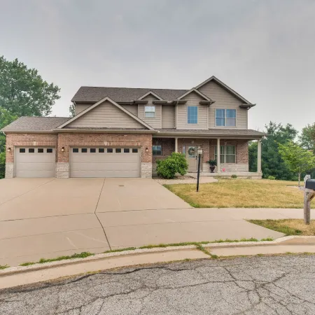 Prime Peoria Retreat w/ Deck & Fireplace!