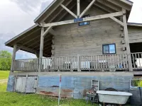 Driftless Log Cabin w/ Kickapoo Valley View