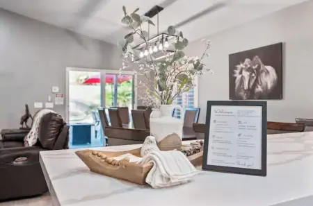 Modern Southwest home w/heated pool oasis