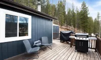Aspen Glow Cabin - a charming 2-bedroom cabin with mountain views & wood stove