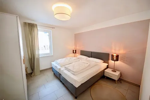 Lake vacation Müritz - Apartment Abendrot, pets welcome, 350 m to the beach