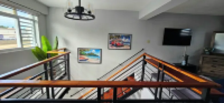 Pool+Walk to Beach+Fast Wifi+Generator+Loft+Located in Rincon's Touristic Heart