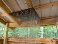 Romantic Cabin Hideaway — Outdoor Rain Shower, Soaking Tub & Fire Pit Hotels in Baldwin County