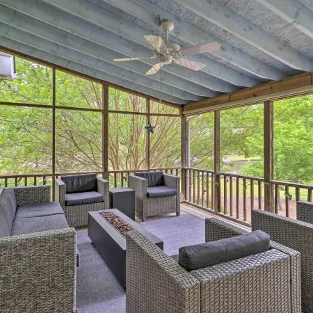Lakefront House with Private Dock and Fire Pit!