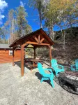 Cozy riverfront cabin with hot tub!