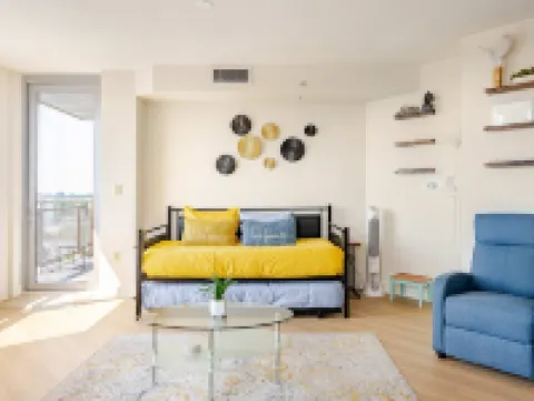 Dtss豪華公寓兩卧兩衛 帶屋頂泳池和華盛頓特區景觀休息室 銀泉酒店