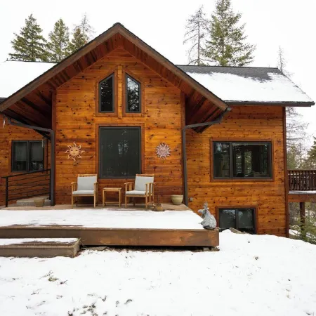 Cathedral in the Pines Near Flathead Lake, 3000 Sq Ft