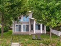 Gorgeous Lakefront Home w Private Beach Views - Beach