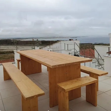 Peniche As Estrelas Seaview Maison climatisée Next to Center Beach Surf Parking