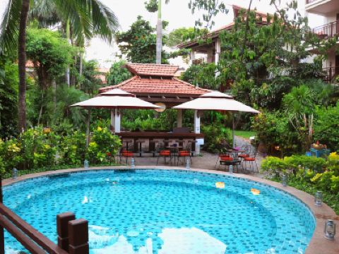 屋外プール フラマ リゾート ダナンの写真