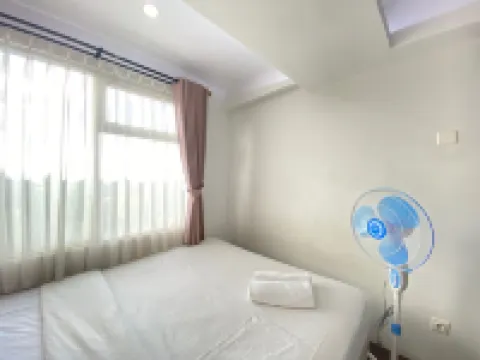 Quite 2Br Apartment AC in Living Room at the Jarrdin Cihampelas