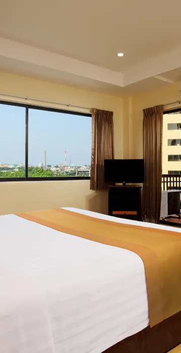 ห้องสตูดิโอดีลักซ์ สูบบุหรี่ได้ วิวเมือง