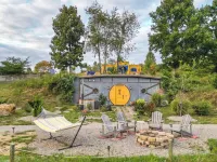 Rustic Hobbit Inspired Hocking Hills State Park 3 mi away Hot Tub Pet Friendly Hotels in Swan Township