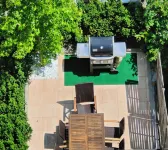 Vacation apartment in Würzburg city with terrace incl. parking spaces in front of the door