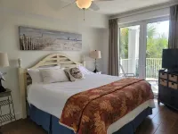 1BR Condo - Pool, free beach tram, large balcony, full kitchen, washer/dryer